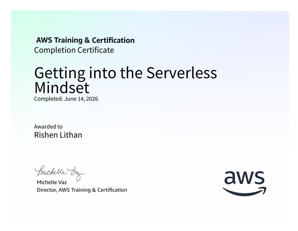 Getting into the Serverless Mindset